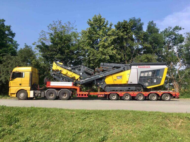 Доставили замовнику та налаштували дробарку KEESTRACK R3e